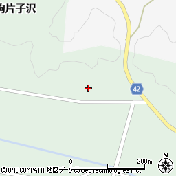 宮城県栗原市栗駒片子沢（五百刈）周辺の地図