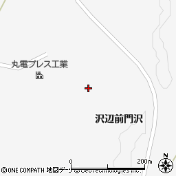 宮城県栗原市金成（沢辺前門沢）周辺の地図