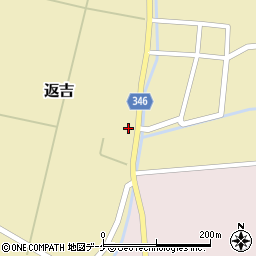 山形県東田川郡庄内町返吉屋敷田44周辺の地図