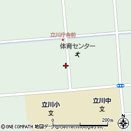 役場立川庁舎前周辺の地図