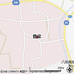 山形県鶴岡市豊栄周辺の地図