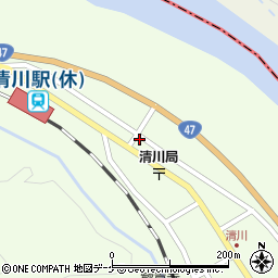 山形県東田川郡庄内町清川下川原7-2周辺の地図