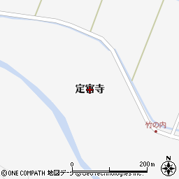 宮城県栗原市栗駒桜田（定官寺）周辺の地図