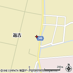 山形県庄内町（東田川郡）返吉（屋敷田）周辺の地図