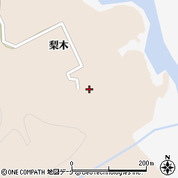 宮城県大崎市鳴子温泉鬼首梨木周辺の地図