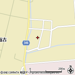 山形県庄内町（東田川郡）返吉（角崎）周辺の地図