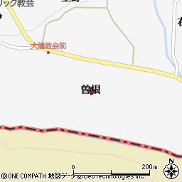 岩手県一関市藤沢町大籠曽根周辺の地図