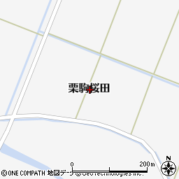宮城県栗原市栗駒桜田周辺の地図