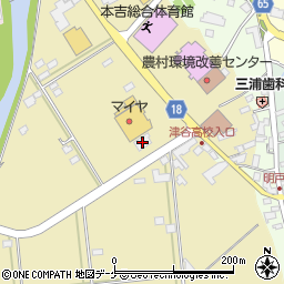 気仙沼信用金庫津谷支店周辺の地図