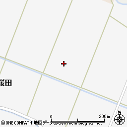 宮城県栗原市栗駒桜田（西江）周辺の地図