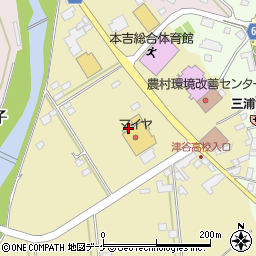 宮城県気仙沼市本吉町津谷新明戸202周辺の地図