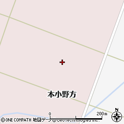 山形県庄内町（東田川郡）本小野方（前割）周辺の地図
