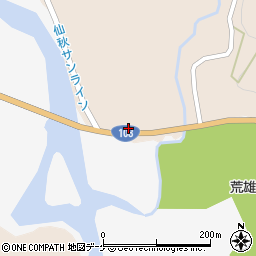 宮城県大崎市鳴子温泉鬼首湯沢周辺の地図