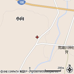 宮城県大崎市鳴子温泉鬼首小向64周辺の地図