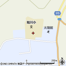 鮭川村学童クラブ周辺の地図