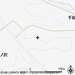 岩手県一関市藤沢町大籠蜂ノ森周辺の地図