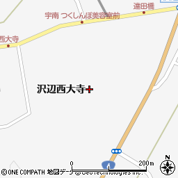 宮城県栗原市金成沢辺西大寺周辺の地図