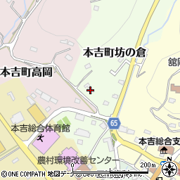 本吉町森林組合周辺の地図