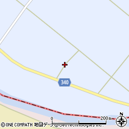 山形県鶴岡市長沼上新田26周辺の地図