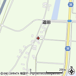 山形県鶴岡市長崎（道田）周辺の地図