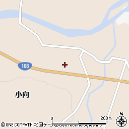 宮城県大崎市鳴子温泉鬼首小向57-1周辺の地図