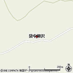 宮城県栗原市鶯沢（袋中柳沢）周辺の地図