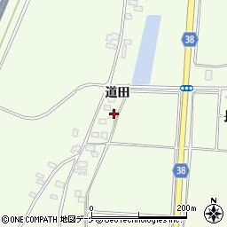 山形県鶴岡市長崎道田2-28周辺の地図