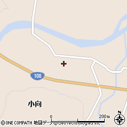 宮城県大崎市鳴子温泉鬼首小向58周辺の地図