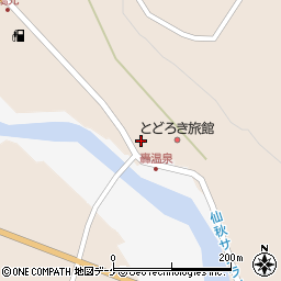 宮城県大崎市鳴子温泉鬼首轟周辺の地図