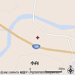 宮城県大崎市鳴子温泉鬼首小向49周辺の地図