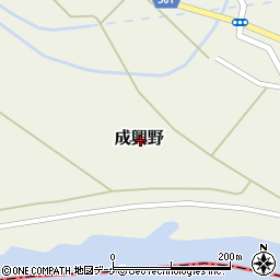 山形県酒田市成興野周辺の地図