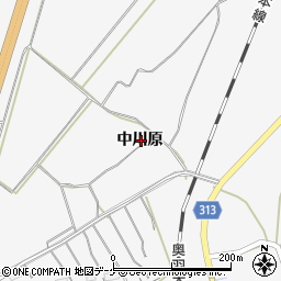 山形県新庄市十日町中川原周辺の地図
