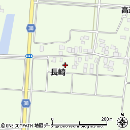 山形県鶴岡市長崎28周辺の地図