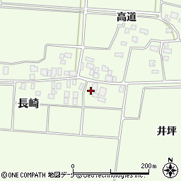 山形県鶴岡市長崎252周辺の地図