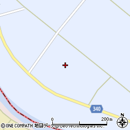 山形県鶴岡市長沼上新田45周辺の地図