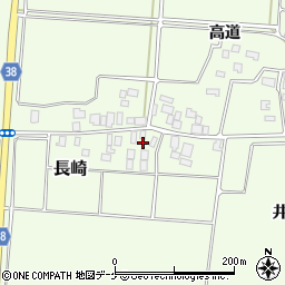 山形県鶴岡市長崎73周辺の地図