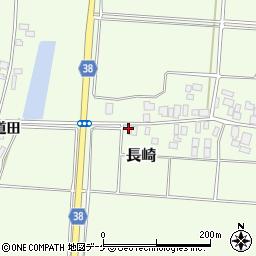 山形県鶴岡市長崎26周辺の地図