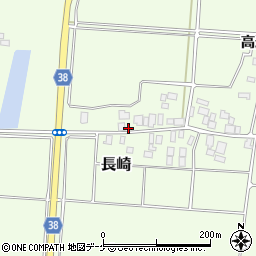 山形県鶴岡市長崎22周辺の地図