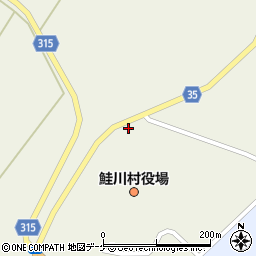 鮭川村役場　いこいの家周辺の地図