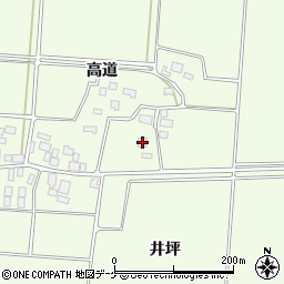 山形県鶴岡市長崎戊周辺の地図