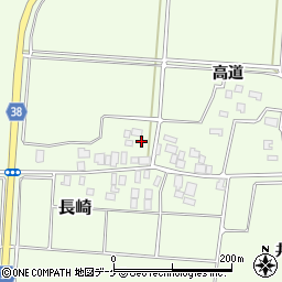 山形県鶴岡市長崎10周辺の地図