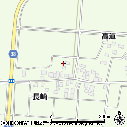 山形県鶴岡市長崎16周辺の地図