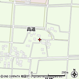 山形県鶴岡市長崎110周辺の地図