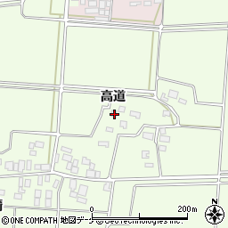 山形県鶴岡市長崎108周辺の地図
