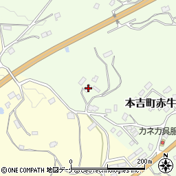 宮城県気仙沼市本吉町赤牛94周辺の地図