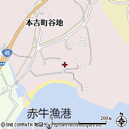 宮城県気仙沼市本吉町谷地17-2周辺の地図