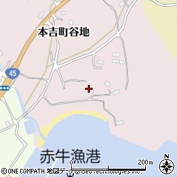宮城県気仙沼市本吉町谷地17周辺の地図
