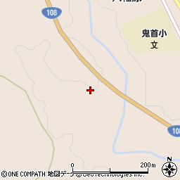 宮城県大崎市鳴子温泉鬼首田沢川周辺の地図