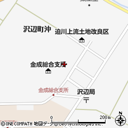 栗原市役所　金成総合支所金成デイサービスセンター周辺の地図