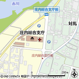 山形県庄内総合支庁　産業経済部農村整備課施設担当周辺の地図